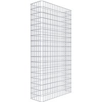 Gabiona Gabionenzaun, silbergrau, Maschenweite 5 cm x 10 cm – silberfarben Gabiona Gabionenzaun, silbergrau, Maschenweite 5 cm x 10 cm – silberfarben