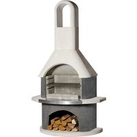 BUSCHBECK Gartengrillkamin »Stockholm«, BxHxT: 65 x 203 x 110 cm – weiss BUSCHBECK Gartengrillkamin »Stockholm«, BxHxT: 65 x 203 x 110 cm – weiss