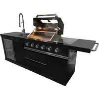 BUSCHBECK Outdoor-Küche, Grillfläche: 60 x 42 cm, mit Unterschrank – schwarz BUSCHBECK Outdoor-Küche, Grillfläche: 60 x 42 cm, mit Unterschrank – schwarz