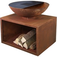 BUSCHBECK Planchagrill »Rubigo«, Höhe: 70 cm, rostfarben – braun BUSCHBECK Planchagrill »Rubigo«, Höhe: 70 cm, rostfarben – braun