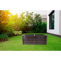 KHW Hochbeet, BxH: 158 x 61 cm, Polypropylen (PP) – grau KHW Hochbeet, BxH: 158 x 61 cm, Polypropylen (PP) – grau