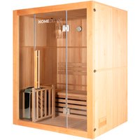 HOME DELUXE Sauna »Skyline L«, inkl. 4.5 kW Saunaofen mit integrierter Steuerung, für 3 Personen – beige HOME DELUXE Sauna »Skyline L«, inkl. 4.5 kW Saunaofen mit integrierter Steuerung, für 3 Personen – beige