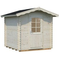 PALMAKO Blockbohlenhaus »Vivian«, Holz, BxHxT: 254 x 222 x 200 cm (Außenmaße inkl. Dachüberstand) - braun |  Fichte  |  4 m² PALMAKO Blockbohlenhaus »Vivian«, Holz, BxHxT: 254 x 222 x 200 cm (Außenmaße inkl. Dachüberstand) - braun |  Fichte  |  4 m²