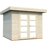 PALMAKO Blockbohlenhaus | Gartenhaus aus Holz | Fertighaus »Lara«, Holz, BxHxT: 294 x 221 x 250 cm (Außenmaße) – braun PALMAKO Blockbohlenhaus | Gartenhaus aus Holz | Fertighaus »Lara«, Holz, BxHxT: 294 x 221 x 250 cm (Außenmaße) – braun