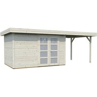 PALMAKO Blockbohlenhaus | Gartenhaus aus Holz | Fertighaus  »Lara«, BxT: 350 x 250 cm (Außenmaße), Wandstärke: 28 mm, Natur - braun Rabatt: 10 %  - 8.75 qm PALMAKO Blockbohlenhaus | Gartenhaus aus Holz | Fertighaus  »Lara«, BxT: 350 x 250 cm (Außenmaße), Wandstärke: 28 mm, Natur - braun Rabatt: 10 %  - 8.75 qm