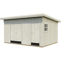 PALMAKO Elementhaus »Kalle«, Holz, BxHxT: 499 x 259 x 330 cm (Außenmaße inkl. Dachüberstand) – braun PALMAKO Elementhaus »Kalle«, Holz, BxHxT: 499 x 259 x 330 cm (Außenmaße inkl. Dachüberstand) – braun