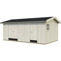 PALMAKO Elementhaus »Olaf«, Holz, BxHxT: 606 x 261 x 330 cm (Außenmaße inkl. Dachüberstand) – braun | Fichte | 18,5 m² PALMAKO Elementhaus »Olaf«, Holz, BxHxT: 606 x 261 x 330 cm (Außenmaße inkl. Dachüberstand) – braun | Fichte | 18,5 m²