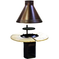 PALMAKO Grillofen, metall/holz, natur – beige PALMAKO Grillofen, metall/holz, natur – beige