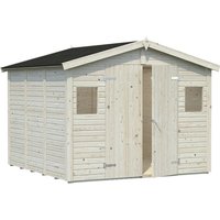 PALMAKO Elementhaus »Dan«, Holz, BxHxT: 295 x 220 x 280 cm (Außenmaße inkl. Dachüberstand) - braun |  Fichte  |  7,6 m² PALMAKO Elementhaus »Dan«, Holz, BxHxT: 295 x 220 x 280 cm (Außenmaße inkl. Dachüberstand) - braun |  Fichte  |  7,6 m²