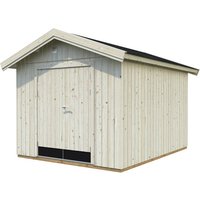 PALMAKO Elementhaus »Martin«, Holz, BxHxT: 313 x 267 x 344 cm (Außenmaße inkl. Dachüberstand) - braun | Fichte | 9,5 m² PALMAKO Elementhaus »Martin«, Holz, BxHxT: 313 x 267 x 344 cm (Außenmaße inkl. Dachüberstand) - braun | Fichte | 9,5 m²