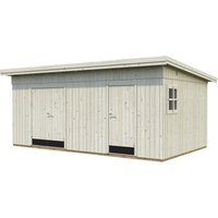 PALMAKO Elementhaus »Kalle«, Holz, BxHxT: 611 x 259 x 387 cm (Außenmaße inkl. Dachüberstand) – braun PALMAKO Elementhaus »Kalle«, Holz, BxHxT: 611 x 259 x 387 cm (Außenmaße inkl. Dachüberstand) – braun