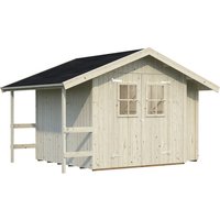 PALMAKO Gerätehaus »Marcus«, Holz, BxHxT: 384 x 240 x 239 cm (Außenmaße inkl. Dachüberstand) - braun |  Fichte  |  7 m² PALMAKO Gerätehaus »Marcus«, Holz, BxHxT: 384 x 240 x 239 cm (Außenmaße inkl. Dachüberstand) - braun |  Fichte  |  7 m²
