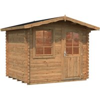 PALMAKO Blockbohlenhaus »Emma«, Holz, BxHxT: 290 x 222 x 200 cm (Außenmaße inkl. Dachüberstand) - braun | Fichte | 4,8 m² PALMAKO Blockbohlenhaus »Emma«, Holz, BxHxT: 290 x 222 x 200 cm (Außenmaße inkl. Dachüberstand) - braun | Fichte | 4,8 m²