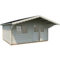 PALMAKO Blockbohlenhaus »Sally«, Holz, BxHxT: 515 x 268 x 530 cm (Außenmaße inkl. Dachüberstand) - braun |  Fichte  |  16,2 m² PALMAKO Blockbohlenhaus »Sally«, Holz, BxHxT: 515 x 268 x 530 cm (Außenmaße inkl. Dachüberstand) - braun |  Fichte  |  16,2 m²