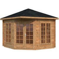 PALMAKO Pavillon »Melanie«, quadratisch mit Ausschnitt, BxHxT: 280 x 297 x 280 cm – braun PALMAKO Pavillon »Melanie«, quadratisch mit Ausschnitt, BxHxT: 280 x 297 x 280 cm – braun
