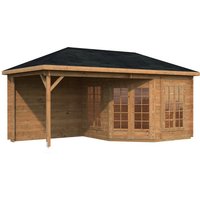 PALMAKO Pavillon »Melanie«, rechteckig, BxHxT: 557 x 307 x 557 cm – braun PALMAKO Pavillon »Melanie«, rechteckig, BxHxT: 557 x 307 x 557 cm – braun