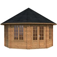 PALMAKO Pavillon »Hanna«, achteckig, BxHxT: 421 x 371 x 421 cm – braun PALMAKO Pavillon »Hanna«, achteckig, BxHxT: 421 x 371 x 421 cm – braun