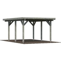 PALMAKO Einzelcarport »Karl«, Außenmaß BxT: 360 x 512 cm, braun PALMAKO Einzelcarport »Karl«, Außenmaß BxT: 360 x 512 cm, braun