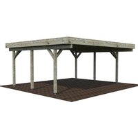 PALMAKO Doppelcarport »Karl«, Außenmaß BxT: 600 x 512 cm, grau PALMAKO Doppelcarport »Karl«, Außenmaß BxT: 600 x 512 cm, grau