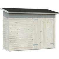 PALMAKO Elementhaus »Leif«, Holz, BxHxT: 254 x 189 x 95 cm (Außenmaße inkl. Dachüberstand) – braun PALMAKO Elementhaus »Leif«, Holz, BxHxT: 254 x 189 x 95 cm (Außenmaße inkl. Dachüberstand) – braun