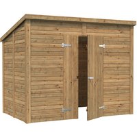 PALMAKO Elementhaus »Leif«, Holz, BxHxT: 280 x 230 x 170 cm (Außenmaße inkl. Dachüberstand) – braun PALMAKO Elementhaus »Leif«, Holz, BxHxT: 280 x 230 x 170 cm (Außenmaße inkl. Dachüberstand) – braun