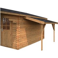 PALMAKO AS Schleppdach, Fichtenholz, braun | Fichte PALMAKO AS Schleppdach, Fichtenholz, braun | Fichte