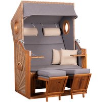 DEVRIES Strandkorb, BxHxT: 120 x 155 x 80 cm, Halblieger, beige-braun Rabatt: 15 % DEVRIES Strandkorb, BxHxT: 120 x 155 x 80 cm, Halblieger, beige-braun Rabatt: 15 %