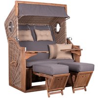 DEVRIES Strandkorb, BxHxT: 130 x 165 x 80 cm, Halblieger, beige-braun Rabatt: 15 % DEVRIES Strandkorb, BxHxT: 130 x 165 x 80 cm, Halblieger, beige-braun Rabatt: 15 %