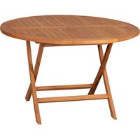 DEVRIES Gartentisch »Woodie«, BxHxT: 120 x 75 x 120 cm, Tischplatte: Teakholz – braun Rabatt: 15 % DEVRIES Gartentisch »Woodie«, BxHxT: 120 x 75 x 120 cm, Tischplatte: Teakholz – braun Rabatt: 15 %