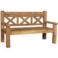 DEVRIES Bank, Holz, 3-Sitzer, BxHxT: 163 x 99 x 82 cm – braun DEVRIES Bank, Holz, 3-Sitzer, BxHxT: 163 x 99 x 82 cm – braun