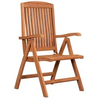 Woodie Stuhl, BxHxT: 62 x 110 x 54 cm, Teakholz – braun Woodie Stuhl, BxHxT: 62 x 110 x 54 cm, Teakholz – braun