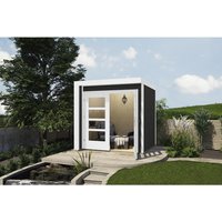 WEKA Gartenhaus »262«, Holz, BxHxT: 214 x 218 x 215 cm (Außenmaße inkl. Dachüberstand) - grau | Holz | 4,28 m² WEKA Gartenhaus »262«, Holz, BxHxT: 214 x 218 x 215 cm (Außenmaße inkl. Dachüberstand) - grau | Holz | 4,28 m²