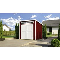 WEKA Gartenhaus »264«, Holz, BxHxT: 263 x 239 x 249 cm (Außenmaße inkl. Dachüberstand) - rot |  Holz  |  4,91 m² WEKA Gartenhaus »264«, Holz, BxHxT: 263 x 239 x 249 cm (Außenmaße inkl. Dachüberstand) - rot |  Holz  |  4,91 m²