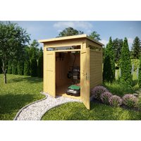 WEKA Gartenhaus »265«, Holz, BxHxT: 220 x 234 x 161 cm (Außenmaße inkl. Dachüberstand) - braun | Holz | 2,36 m² WEKA Gartenhaus »265«, Holz, BxHxT: 220 x 234 x 161 cm (Außenmaße inkl. Dachüberstand) - braun | Holz | 2,36 m²