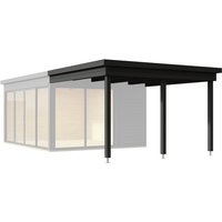 WEKA Gartenhaus »412«, Holz, BxHxT: 310 x 239,4 x 341,5 cm (Außenmaße inkl. Dachüberstand) - grau | Holz | 9,66 m² WEKA Gartenhaus »412«, Holz, BxHxT: 310 x 239,4 x 341,5 cm (Außenmaße inkl. Dachüberstand) - grau | Holz | 9,66 m²