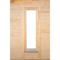 WOLFF FINNHAUS Einzelfenster »Gartenhaus«, BxH: 60 x 177 cm, Isolierglas – braun WOLFF FINNHAUS Einzelfenster »Gartenhaus«, BxH: 60 x 177 cm, Isolierglas – braun