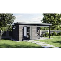 WOLFF FINNHAUS Gartenhaus »WPC-Trend D«, Holz, BxHxT: 600 x 221 x 287 cm (AuĂenmaĂe inkl. DachĂŒberstand) - beige |  Fichte  |  16,1 m² WOLFF FINNHAUS Gartenhaus »WPC-Trend D«, Holz, BxHxT: 600 x 221 x 287 cm (AuĂenmaĂe inkl. DachĂŒberstand) - beige |  Fichte  |  16,1 m²