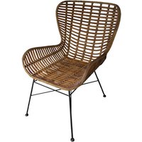 SIT Stuhl »RATTAN«, BxHxT: 60 x 88 x 70 cm, rattan/metall – beige SIT Stuhl »RATTAN«, BxHxT: 60 x 88 x 70 cm, rattan/metall – beige