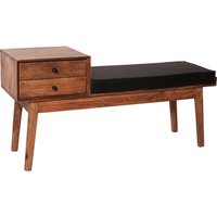 SIT Bank »MID CENTURY«, Holz, 1-Sitzer, BxHxT: 120 x 60 x 40 cm – beige SIT Bank »MID CENTURY«, Holz, 1-Sitzer, BxHxT: 120 x 60 x 40 cm – beige