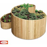 BELLISSA Kräuterspirale, BxH: 120 x 80 cm, Nadelholz – braun BELLISSA Kräuterspirale, BxH: 120 x 80 cm, Nadelholz – braun