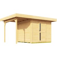 WEKA Gartenhaus »172«, Holz, BxT: 430 x 314 cm (Außenmaße inkl. Dachüberstand) – braun WEKA Gartenhaus »172«, Holz, BxT: 430 x 314 cm (Außenmaße inkl. Dachüberstand) – braun