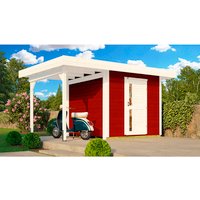 WEKA Gartenhaus »Designhaus 172 A«, Holz, BxHxT: 430 x 226 x 375 cm (Außenmaße inkl. Dachüberstand) - rot |  Fichte  |  11,5 m² WEKA Gartenhaus »Designhaus 172 A«, Holz, BxHxT: 430 x 226 x 375 cm (Außenmaße inkl. Dachüberstand) - rot |  Fichte  |  11,5 m²