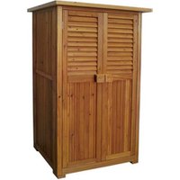 WEKA Gerätehaus, BxHxT: 88 x 160 x 50 cm, braun WEKA Gerätehaus, BxHxT: 88 x 160 x 50 cm, braun