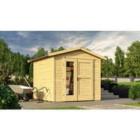 WEKA Gartenhaus »Gartenhaus 224 A«, Holz, BxHxT: 280 x 238 x 263 cm (Außenmaße inkl. Dachüberstand) - beige |  Fichte  |  5,6 m² WEKA Gartenhaus »Gartenhaus 224 A«, Holz, BxHxT: 280 x 238 x 263 cm (Außenmaße inkl. Dachüberstand) - beige |  Fichte  |  5,6 m²