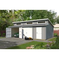 WEKA Garage, BxT: 820 x 579,6 cm, holz – grau WEKA Garage, BxT: 820 x 579,6 cm, holz – grau
