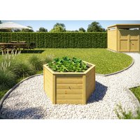 WEKA Hochbeet, BxHxL: 120 x 69 x 120 cm, Holz/Folie – braun WEKA Hochbeet, BxHxL: 120 x 69 x 120 cm, Holz/Folie – braun