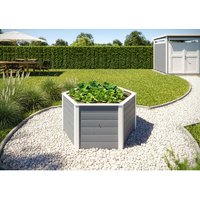 WEKA Hochbeet, BxHxL: 120 x 69 x 120 cm, Holz/Folie – grau WEKA Hochbeet, BxHxL: 120 x 69 x 120 cm, Holz/Folie – grau