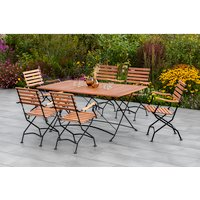 MERXX Gartenmöbelset »Schlossgarten«, 6 Sitzplätze, Eukalyptusholz – schwarz Rabatt: 20 % MERXX Gartenmöbelset »Schlossgarten«, 6 Sitzplätze, Eukalyptusholz – schwarz Rabatt: 20 %