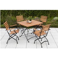 MERXX Gartenmöbelset »Schlossgarten«, 4 Sitzplätze, Eukalyptusholz – schwarz Rabatt: 13 % MERXX Gartenmöbelset »Schlossgarten«, 4 Sitzplätze, Eukalyptusholz – schwarz Rabatt: 13 %