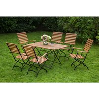 MERXX Gartenmöbelset »Schlossgarten«, 6 Sitzplätze, Eukalyptusholz – schwarz Rabatt: 20 % MERXX Gartenmöbelset »Schlossgarten«, 6 Sitzplätze, Eukalyptusholz – schwarz Rabatt: 20 %